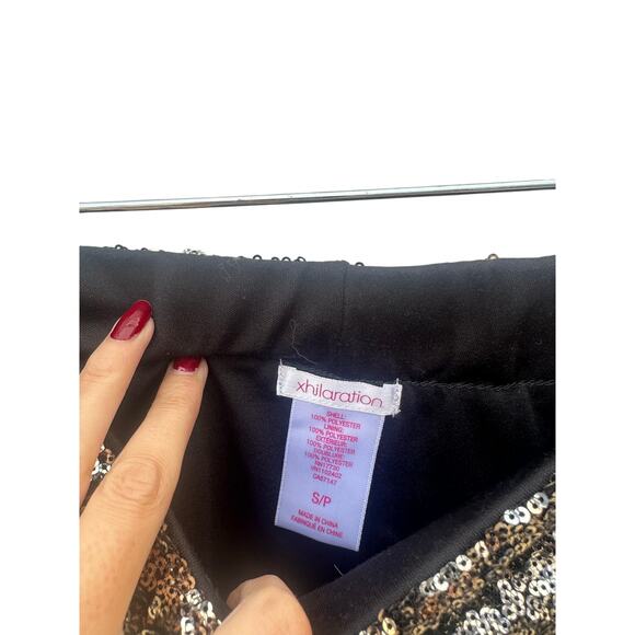 Sparkle Skater Skirt with Zipper Back - Picture 3 of 3